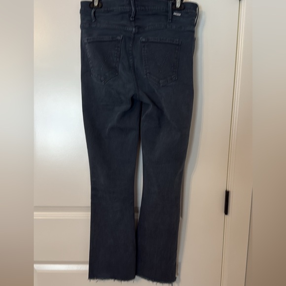MOTHER Women's Ankle & Cropped Jeans - Dark Gray - Picture 2 of 5